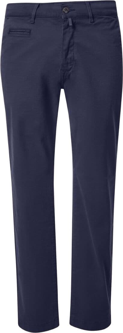 Chinohose PIERRE CARDIN "PC-Castres", Herren, Gr. 36, Länge 30, blau (salute), Web, Obermaterial: 71% Baumwolle, 27% Lyocell, 2% Elasthan, regular fit knöchelfrei, Hosen Chinohose, im Four-Pocket Style salute 36, Länge 30