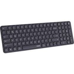 Rapoo E9310M Kabellos, Bluetooth® Tastatur Deutsch, QWERTZ Schwarz R-12575