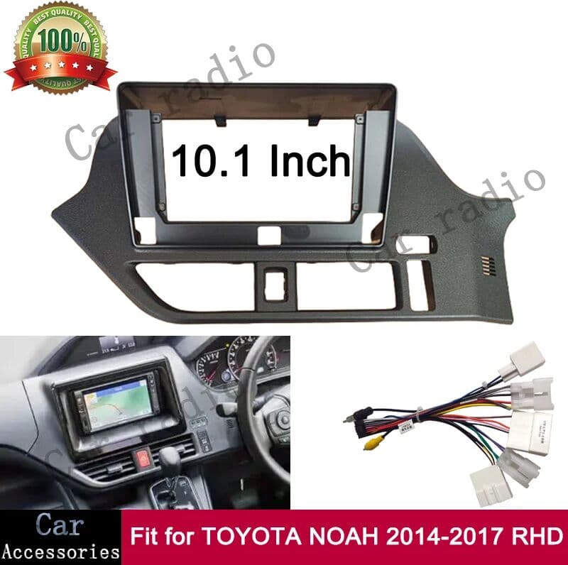 NONE For TOYOTA NOAH 2014-2017 RHD 10.1 Inch Car Radio Android Stereo Frame Player Head Unit Fascia Panel Dash Board Cover Casing