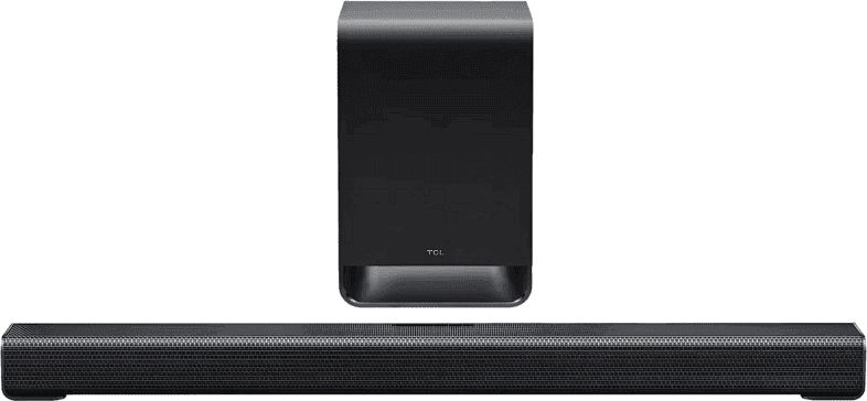 Barra de sonido - TCL S60K, Bluetooth, Subwoofer inalámbrico incluido, 340 W, 3.1 canales, Dolby Atmos, DTS:X, Dark Titanium