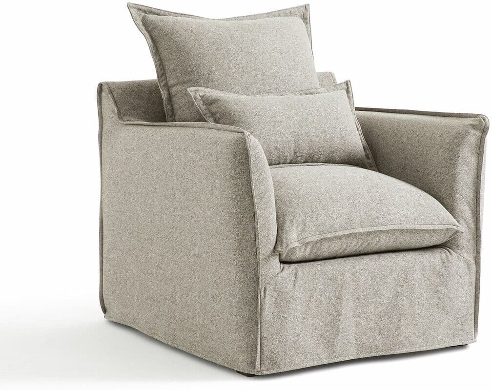 LA REDOUTE INTERIEURS Housse de fauteuil polyester, Odna