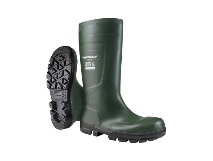 Stiefel DUNLOP Work-It Gr. 37, grün, 37, Obermaterial: 100% PVC PVC., Schuhe, Stiefel