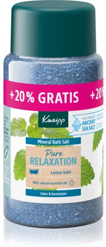 Kneipp Pure Relaxation άλατα μπάνιου Lemon Balm 600 γρ