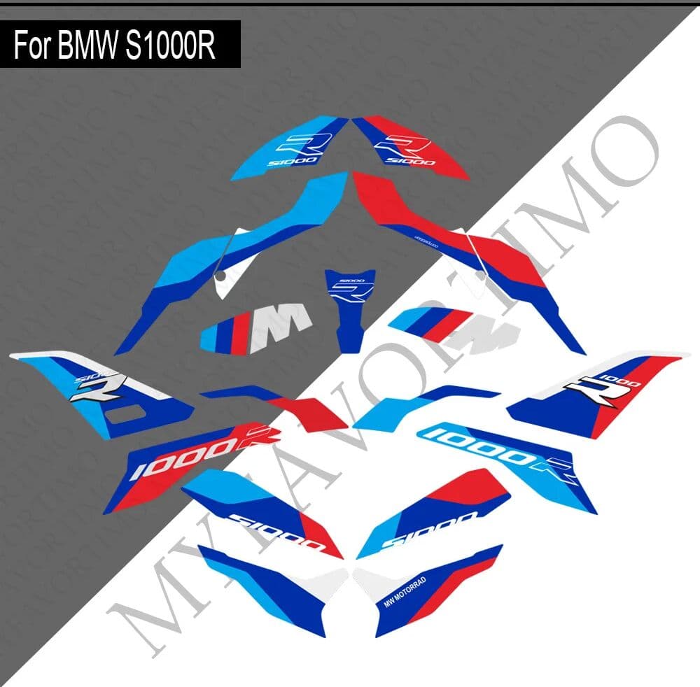 For BMW S1000R S 1000 R S1000 M M1000R Motorcycle Protector Tank Knee Pad Grips Gas Fuel Oil Stickers Decals 2021 2022 2023 2024