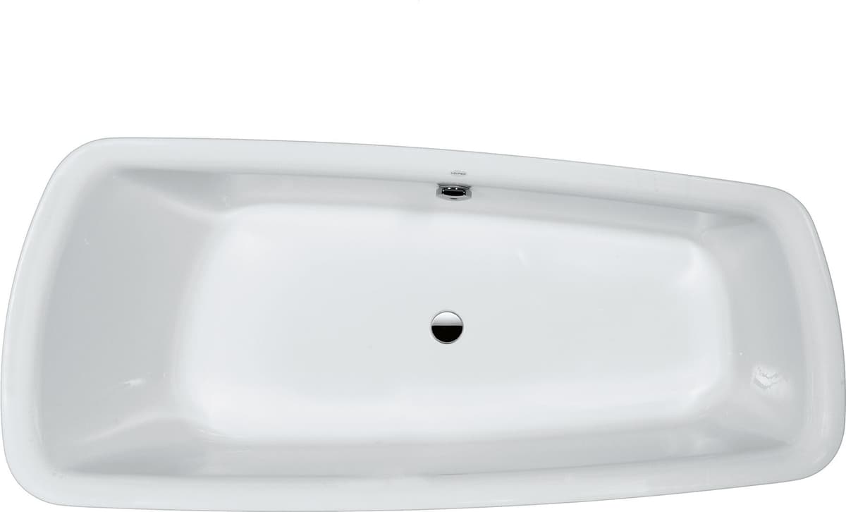Baignoire LAUFEN Palomba 2428010000001 180 x 80 cm, blanc, bord 20 mm