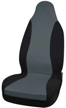 Inspired Finds X Autohaux Universal Bucket Car Seat Covers For Cars, Trucks & SUVs 1pcs Gray Black