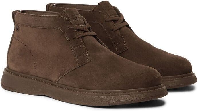 TOMMY HILFIGER Chaussures chukka en cuir suède