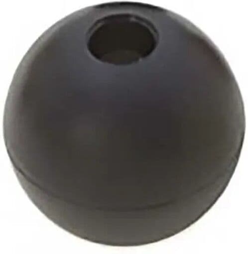 - Palline ferma cima Ø esterno 28 mm nera 2 pz