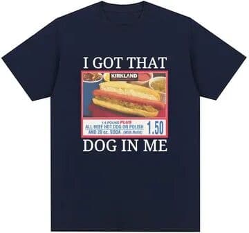 Multisell Products Hub Funny Kirkland Me Costco Graphic T Shirt Dog Meme Tee Shirt Men's Women's Vintage T shirt 4 4xl
