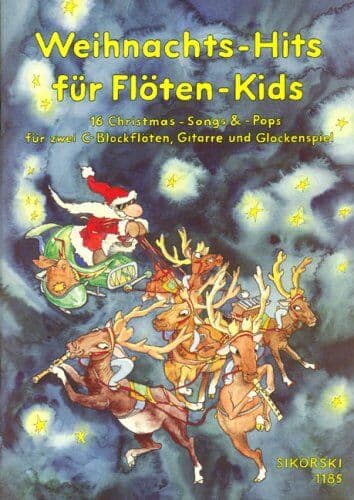 Michael Prost - Weihnachts-Hits für Flöten-Kids: 16 Christmas-Songs und Christmas-Pops für zwei C-Blockflöten, Gitarre und Glockenspiel. Mit Gitarren- und Blockflöten-Grifftabellen - Preis vom 30.09.2026 22:30:23 h