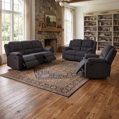 AC Pacific 2 Piece Reclining Living Room Sofa Set