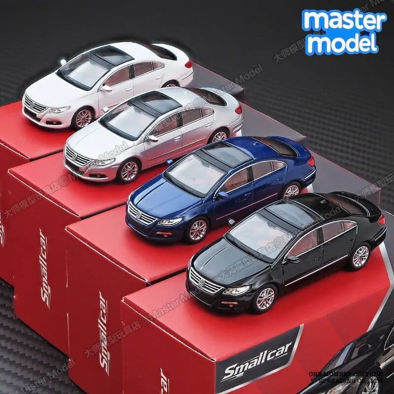 Smallcar 1/64 Volkswagen CC sedan - Passat cast alloy imitation car model, boys' toy collection decoration item.