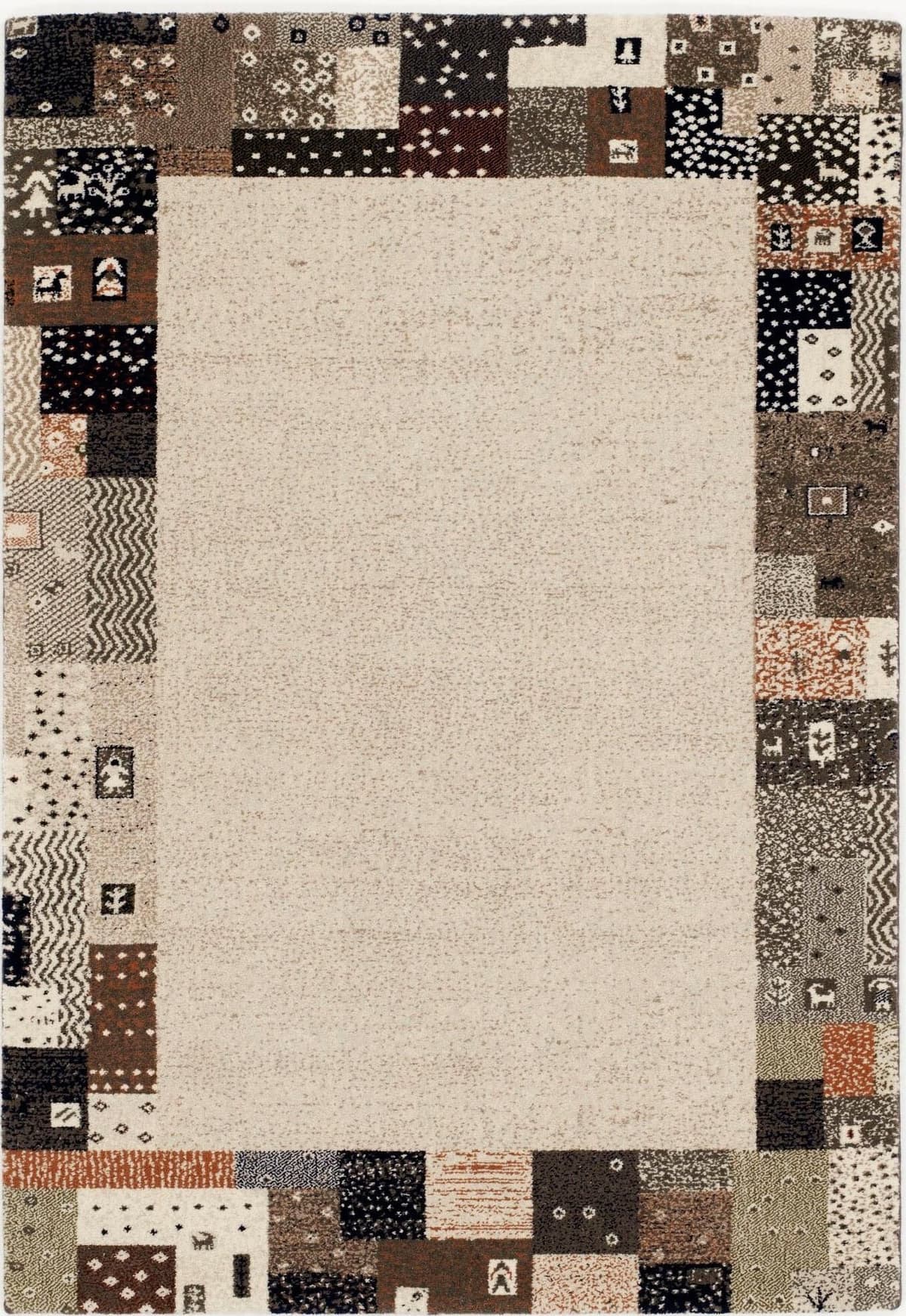 Wollteppich OCI DIE TEPPICHMARKE "Lexis Jeran" Gr. 31, beige (natur), B:140cm H:9mm L:200cm, Viskose, Wolle, Teppiche, Wollteppich, Wollteppich, Naturfaser,Wohnzimmer natur B : 140cm 1 Stk., 9mm, L: 200cm