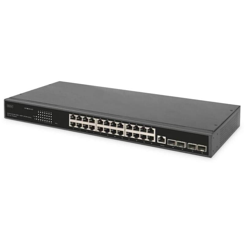 Digitus DN-80223 Managed L2 Switch με 24 Θύρες Gigabit (1Gbps) Ethernet και 4 SFP Θύρες DN-80223