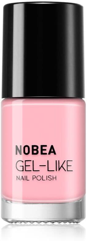 NOBEA Day-to-Day Gel-like Nail Polish lakier do paznokci z żelowym efektem odcień Salmon nude #N62 6 ml