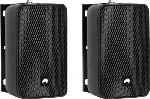 Omnitronic ODP-204T Installation Speaker 100V black 2x TILBUD NU