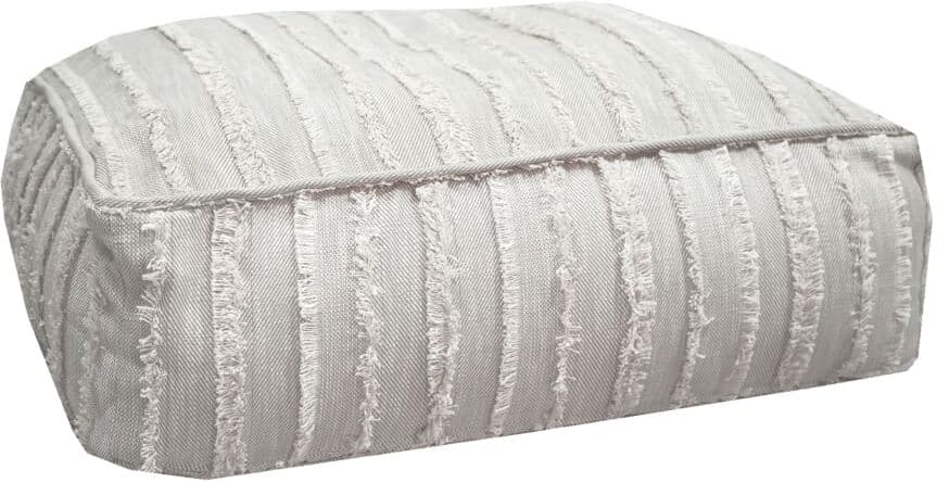 MX HOME Reposapiés Desenfundable - gris con flequillo S