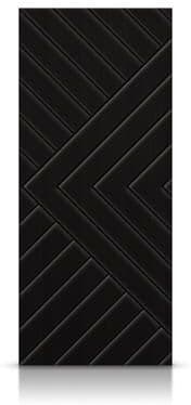Klair Living Hollow Core Black Painted Composite MDF Interior Door Slab