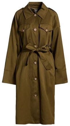 Ines De La Fressange Paris Sobretodo y gabardina Mujer Verde militar 34,36,38,40,42 Mujer