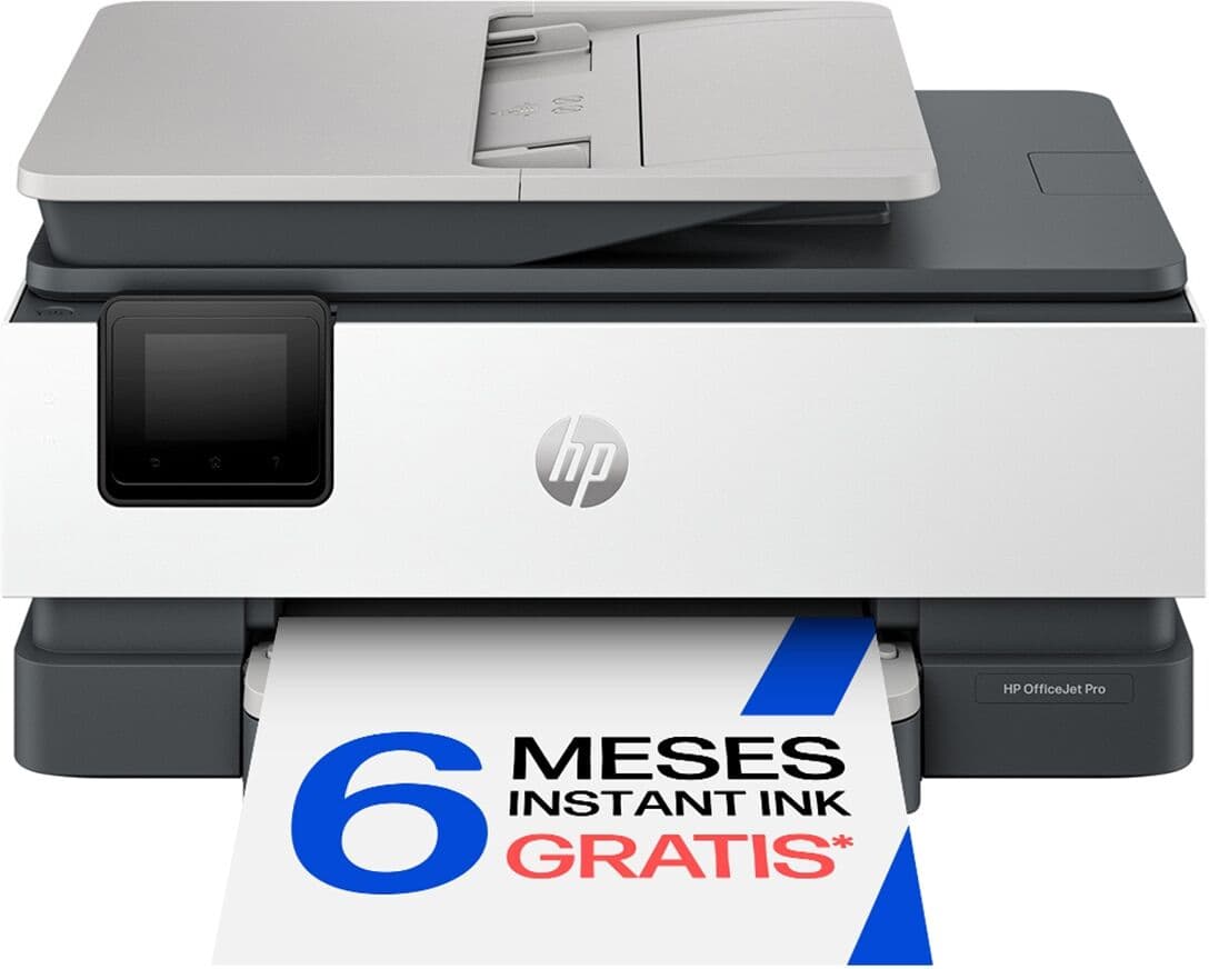 HP Impresora multifunción OfficeJet Pro 8134e, Fax, Wi-Fi, compatible con Instant Ink. Blanco