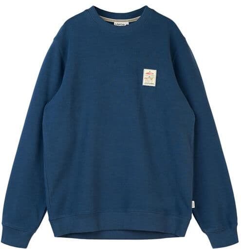 Lakor Mens Mushroom Trio Crewneck, Insignia Blue 45