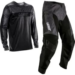 Leatt 3.5 Ride Kit V26, Set Trikot/Textilhose - Schwarz/Dunkelgrau - XXL