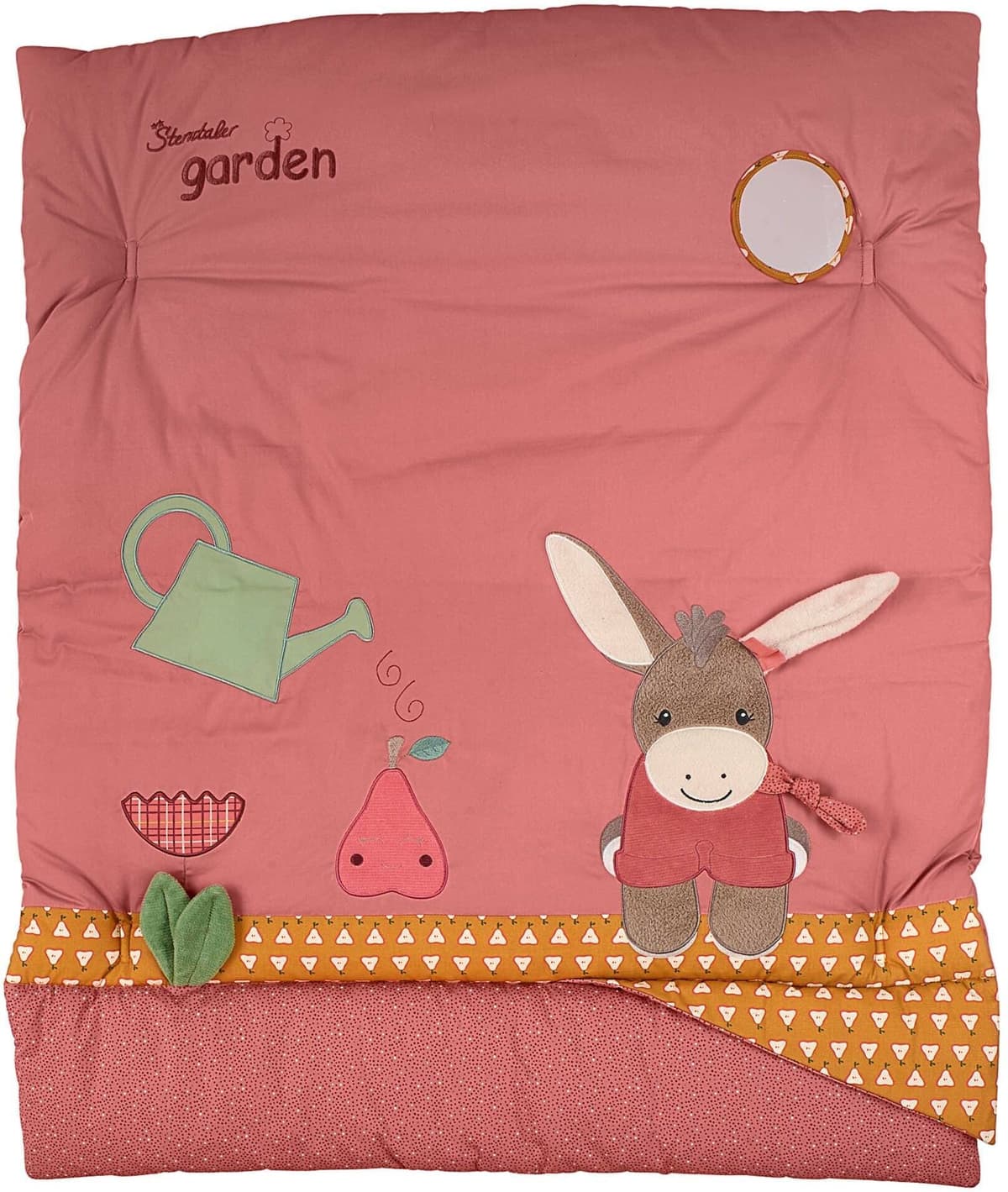 Krabbeldecke STERNTALER "Spielbogen ESEL Emmily", Kinder, bunt (original), Obermaterial: 60% Baumwolle CO. 40% Polyester PES., Wohndecken Krabbeldecke