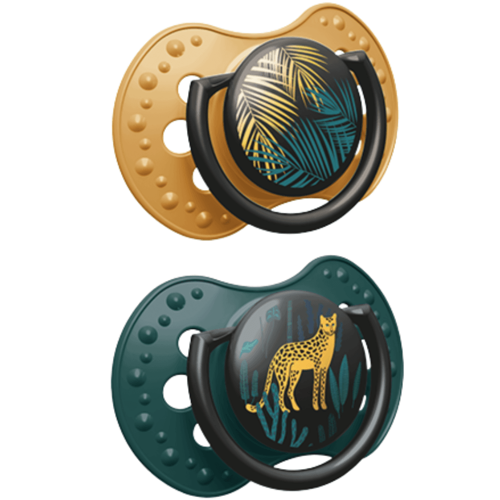 Lovi Dynamic Silicone Soother 2&nbsp;un. Jungle Vibes 18+ Months
