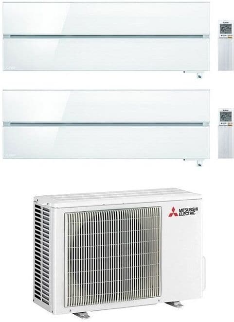 Condizionatore dual Mitsubishi KIRIGAMINE Style Msz Ln Bianco perla