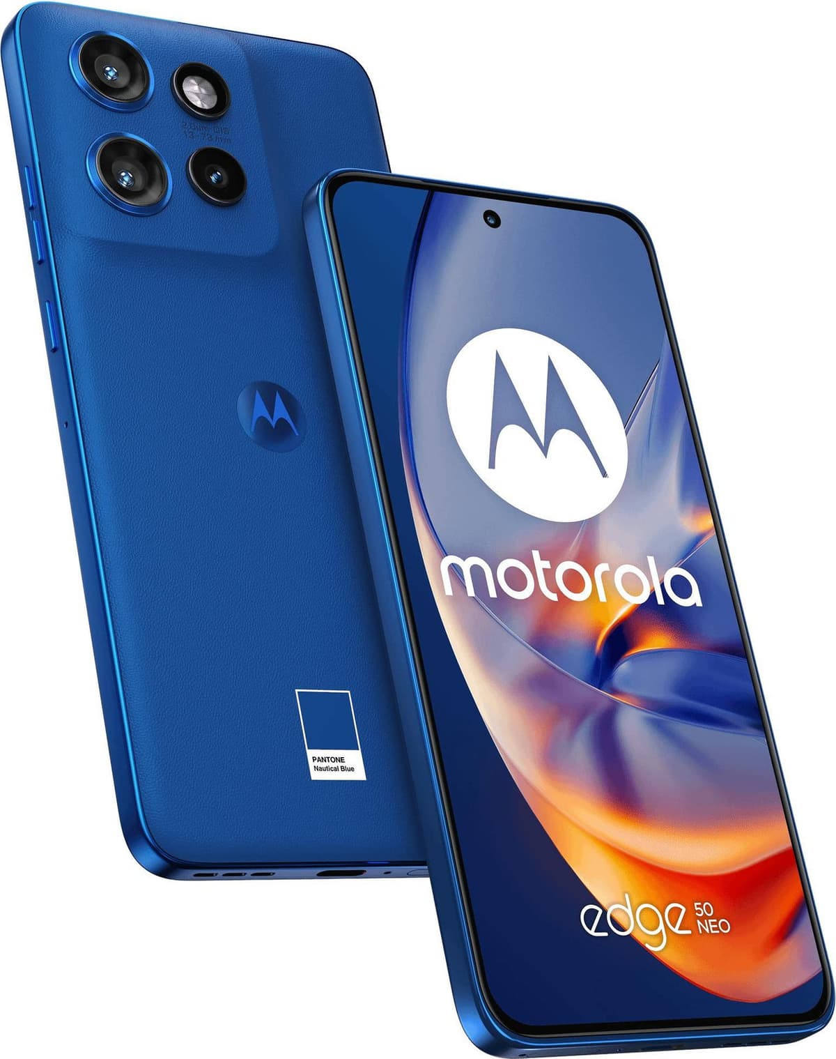 Motorola Edge 50 Neo Smartphone, 16,1 cm (6,36 inch), 8 GB, 256 GB, 50 MP, Android 14, blauw