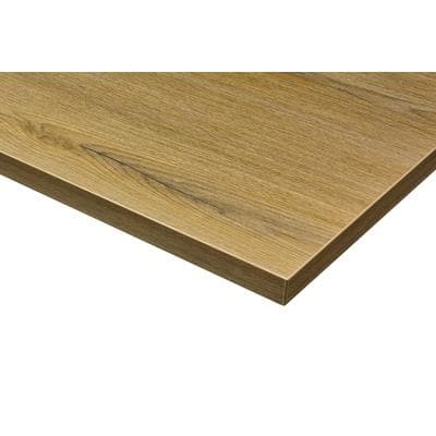 Arbeitsplatte EXPRESS KÜCHEN "Trea", braun (eiche astig), B:30cm H:4cm T:60cm, Holzwerkstoff, Tischplatten, in verschiedenen Längen, 600 mm tief, 40 mm stark
