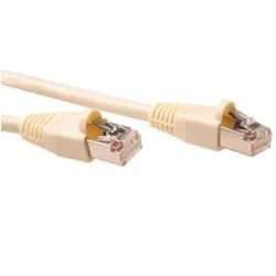 ACT Ivory 5 meter SF/UTP CAT5E patch cable snagless with RJ45 connectors CAT5E SF/UTP SNAGLESS IV 5.00M (SF/UTP, CAT5e, 5 m), Netzwerkkabel