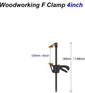 Discount Dollar Deals Quick Release Ratchet Clamp Set Professional Woodworking Tools For Craftsmen clamp 4inch 1pc
