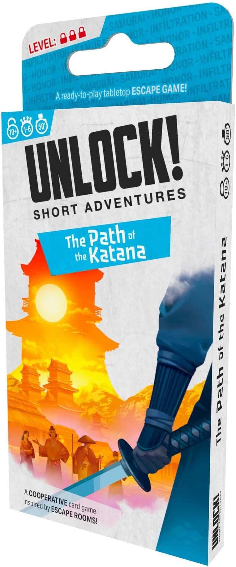 Space Cowboys Unlock! Short Adventures 14 - The Path Of The Katana, Feudal Japanese Cooperative Card Game