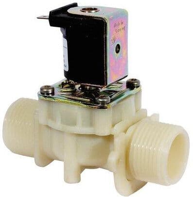 Electrovanne 12 V mâle-mâle 3/4'' pour WC Tempomatic DELABIE 429101