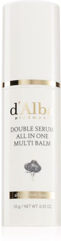 d'Alba White Truffle Double Serum All In One Multi Balm εντατικά ενυδατικός ορός προσώπου ενάντια στα σημάδια της γήρανσης 10 γρ
