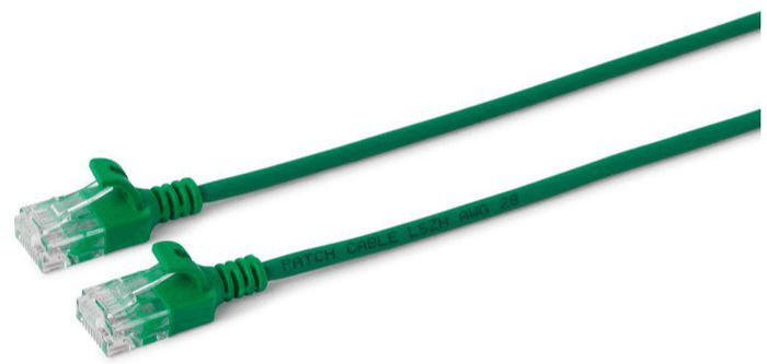 MicroConnect Cat6 U/utp Slim Nettverkskabel 0,15m, Grønn, 1 Stykk, Sen-W125624988 Grønn