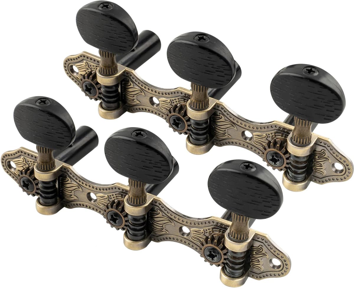 Musiclily Pro 3X3 Baker Style Classical Guitar Tuners Tuning Keys Machine Heads Set