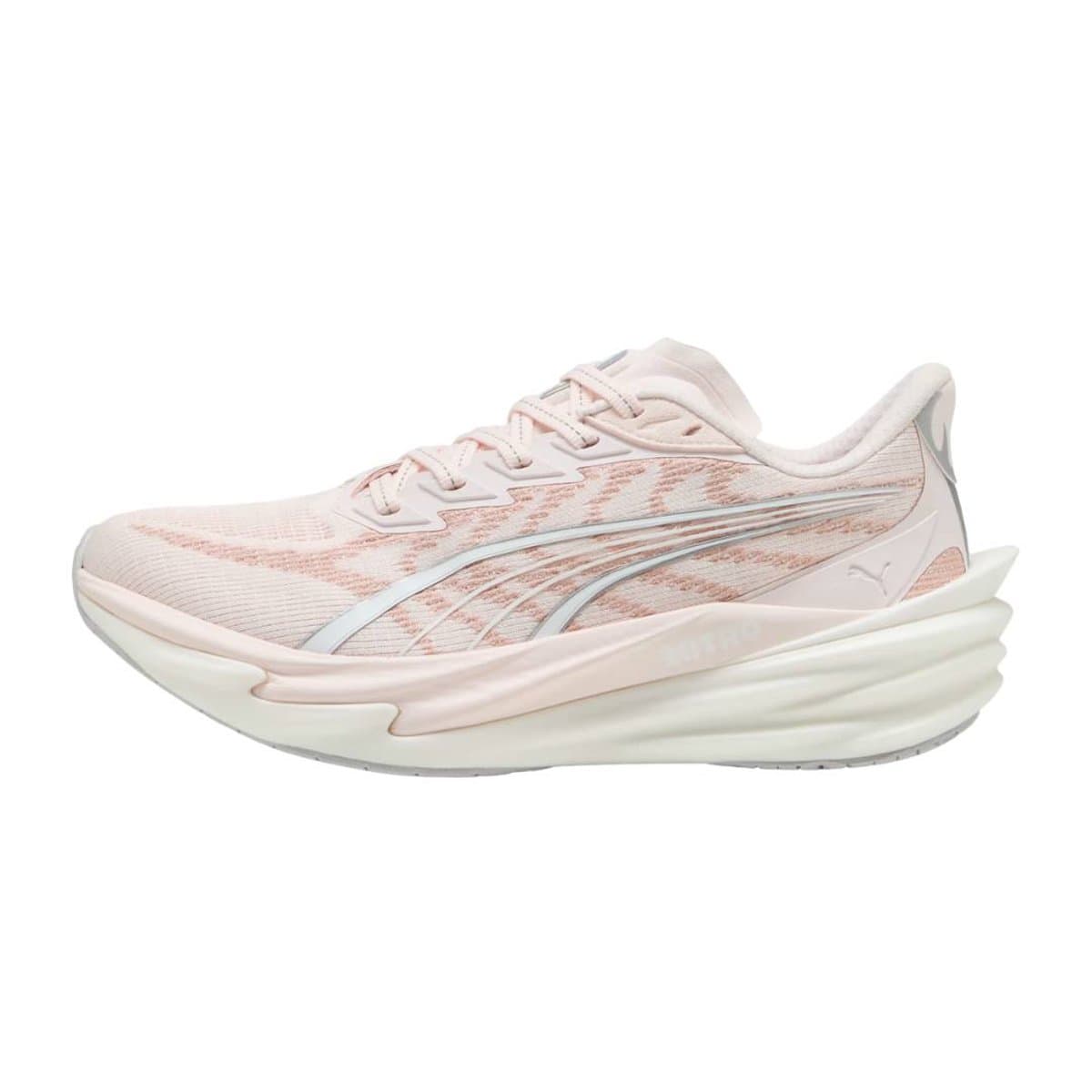 Scarpe Puma Deviate NITRO 4 Rosa Bianco SS26 Donna, Taglia 40,5 - EUR Donna