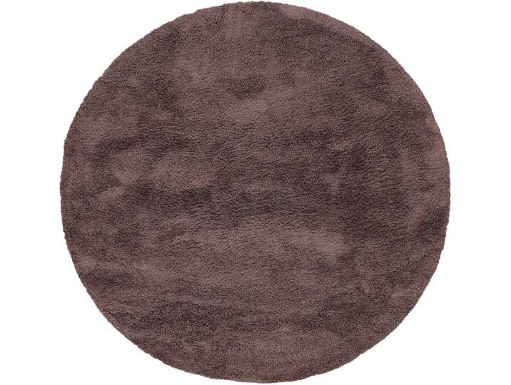 Hochflor-Teppich CARPETFINE Silky, auch als Läufer erhältlich , braun, H:20mm Ø:150cm, Mikropolyester, Teppiche, Hochflor-Teppich, Shaggy, Langflor, uni, besonders weich, handarbeit