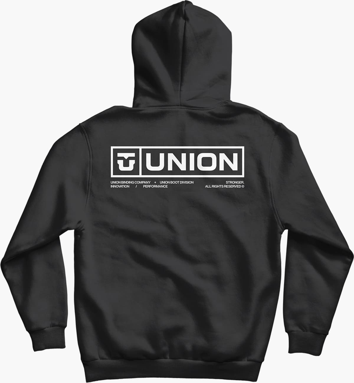 Union Team Pullover Hoodie  - Black - Unisex