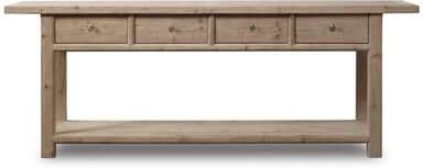 Artissance Long Amalfi Console Table with 4 Drawers 90 inches