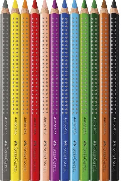 Faber-Castell Grip Farveblyanter Jumbo   144 Stk.