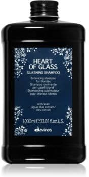 Davines Heart of Glass Silkening Shampoo champô suave de limpeza para cabelo loiro e grisalho 1000 ml. Heart of Glass Silkening Shampoo
