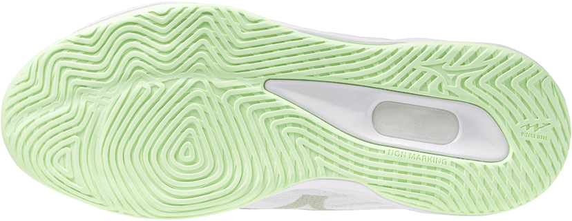 Mizuno Wave Luminous Elite Women (26) Naisten Sisäpelikengät (White/ Aqua Gray/ Ambrosia) - UK 6,5w (EUR 40 / 25,5 cm)