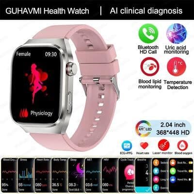 Inspire Essentials Advanced Health Monitoring Smartwatch With ECG Blood Pressure And Bluetooth Call 5