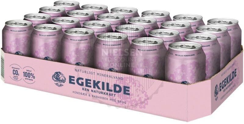Egekilde Himbeere & Rhabarber 24 x 330 l pfandfrei - 24 x 0,33 L