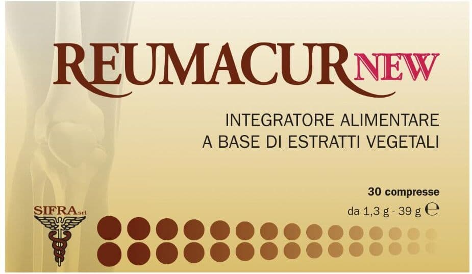 SIFRA Srl ReumaCur New 30 compresse integratore per il benessere delle articolazioni