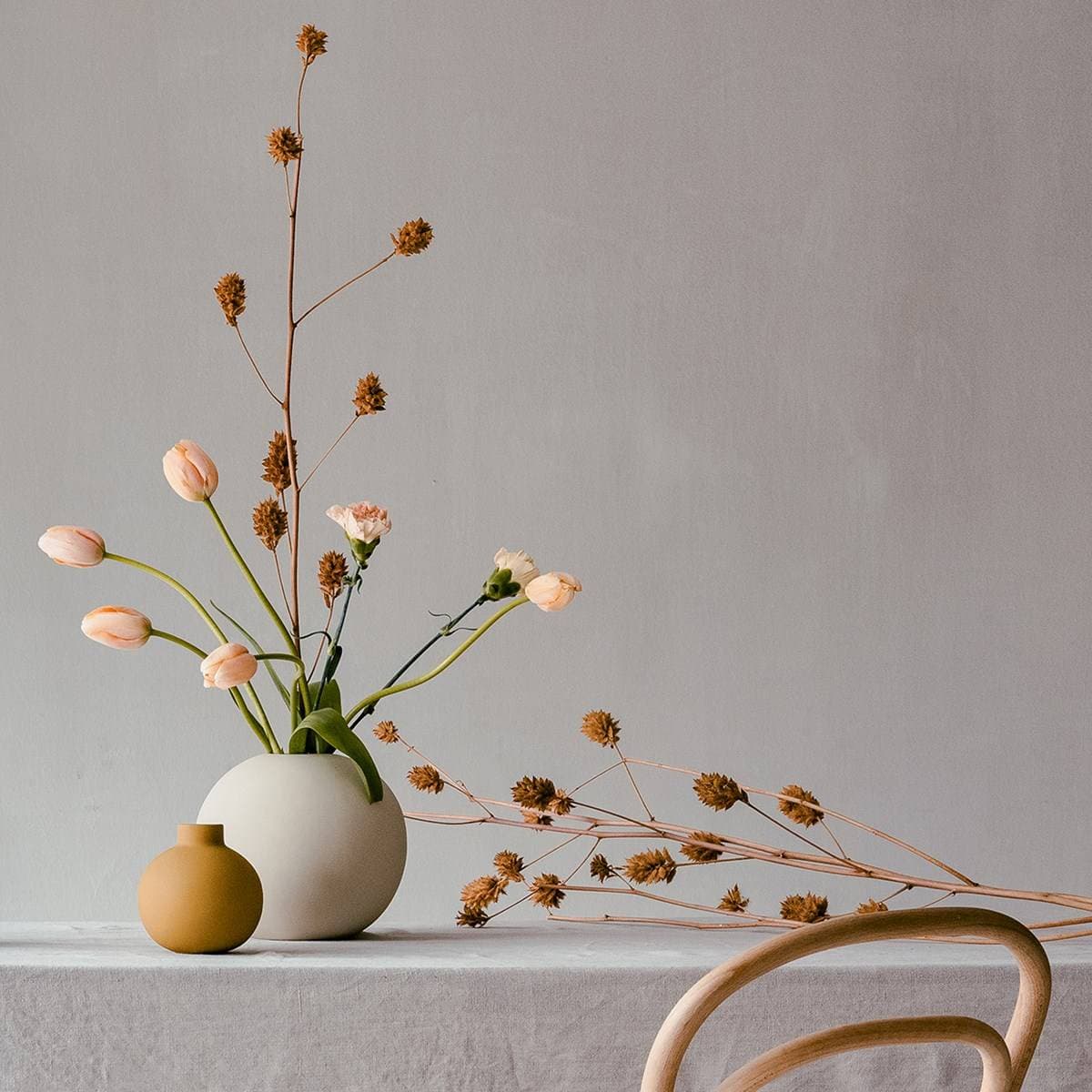 Cooee Design Ball Vase - Shell (10 Cm)