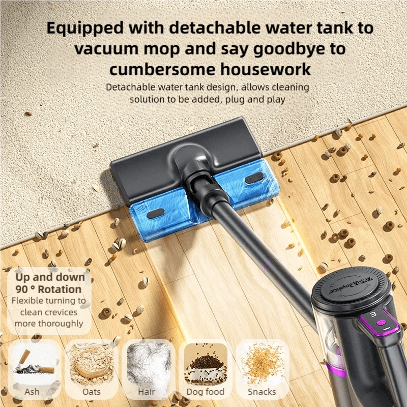 other TINSOL 35000PA Wireless Vacuum Cleaner Home Vacuum Cleaner with Vacuuming and Mopping Integrated Handheld Smart Appliance
